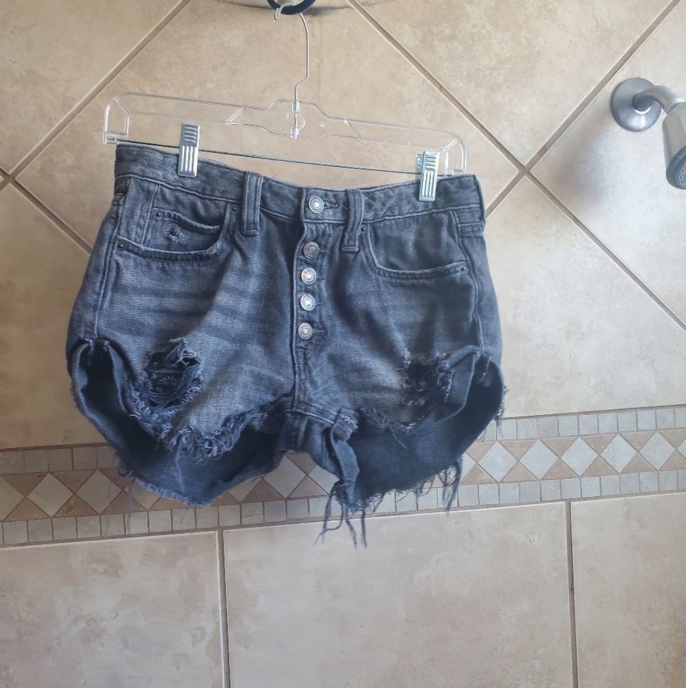 Free People grunge ripped shorts 25